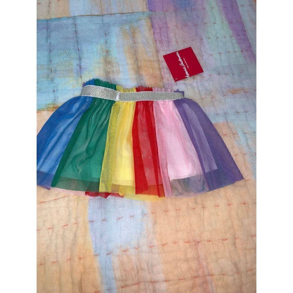 hannah andersson rainbow tutu skirt sz 60